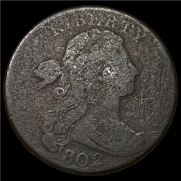 1802 Draped Bust Large Cent NICELY CIRCULATED