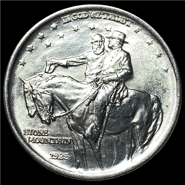 1925 Silver Stone Mountain Half Dollar UNCIRCULATED
