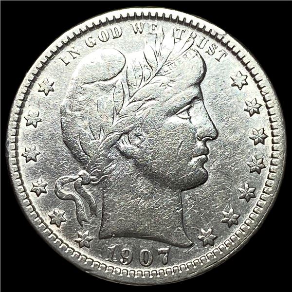 1907-O Silver Barber Quarter UNCIRCULATED