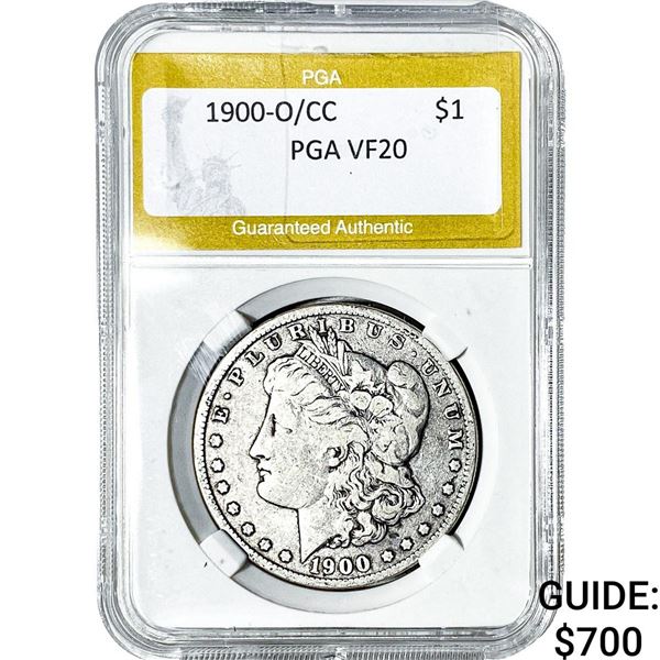 1900-O/CC Morgan Silver Dollar PGA VF20