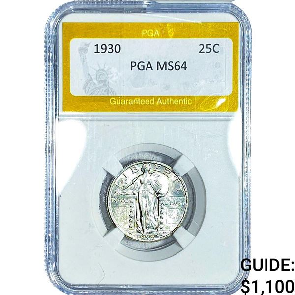 1930 Standing Liberty Quarter PGA MS64