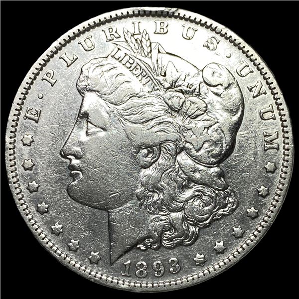 1893 Silver Morgan Dollar CLOSELY UNCIRCULATED