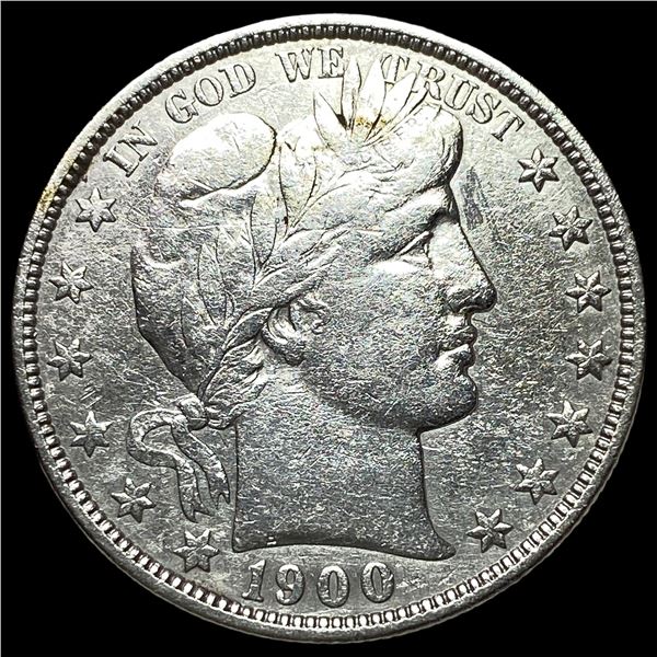 1900-O Silver Barber Half Dollar CLOSELY UNCIRCULATED
