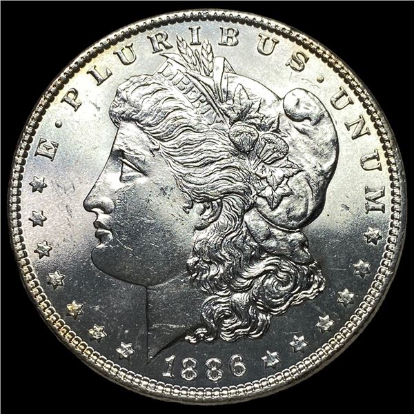 1886 Silver Morgan Dollar GEM BU