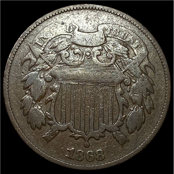 1868 Two-Cent Piece LIGHTLY CIRCULATED