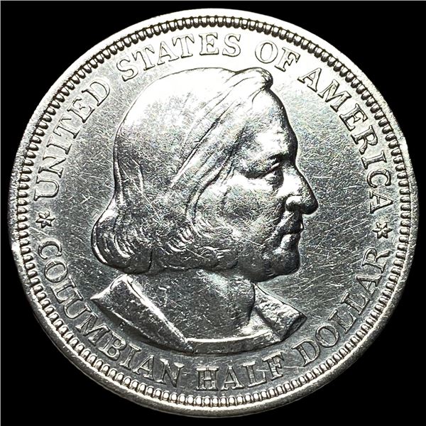 1892 Silver Columbian Expo Half Dollar GEM BU
