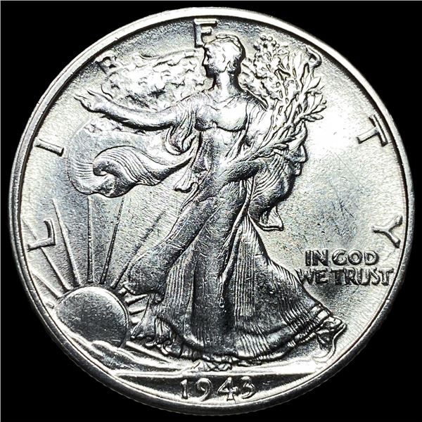 1943-S Silver Walking Liberty Half Dollar  UNCIRCULATED