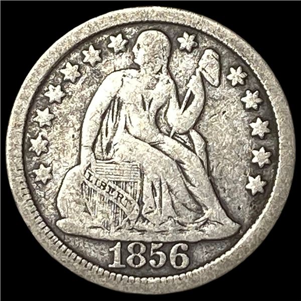 1856 Seated Liberty Dime LIGHTLY CIRCULATED