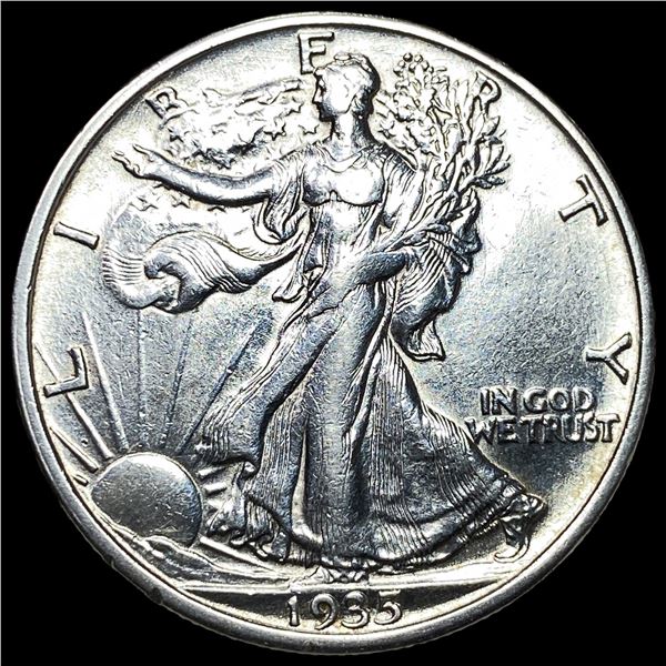 1935-S Silver Walking Liberty Half Dollar  CLOSELY UNCIRCULATED
