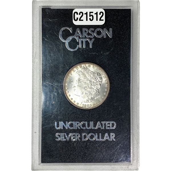 1883-CC Morgan Silver Dollar GSA UNC