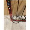 Image 4 : Rustic Wood and Wrought Iron Wall Mounted Candle Holder