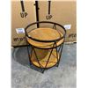 Image 1 : Metal and Wicker Table