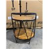 Image 5 : Metal and Wicker Table