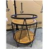Image 6 : Metal and Wicker Table