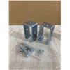 Image 1 : 6 Pcs Channel Trolley Track Support Hanger Brackets Heavy Duty