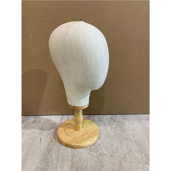 Retro Cork Canvas Wig Mannequin Head