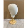 Image 1 : Retro Cork Canvas Wig Mannequin Head