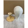 Image 5 : Retro Cork Canvas Wig Mannequin Head