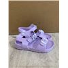 Image 2 : Youth Sandals - Size 21 - Purple