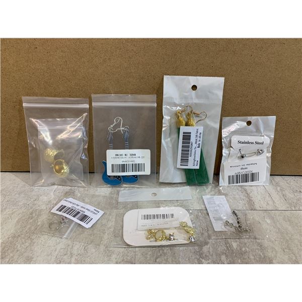 Lot of 7 Assorted Brand New Ear Rings
