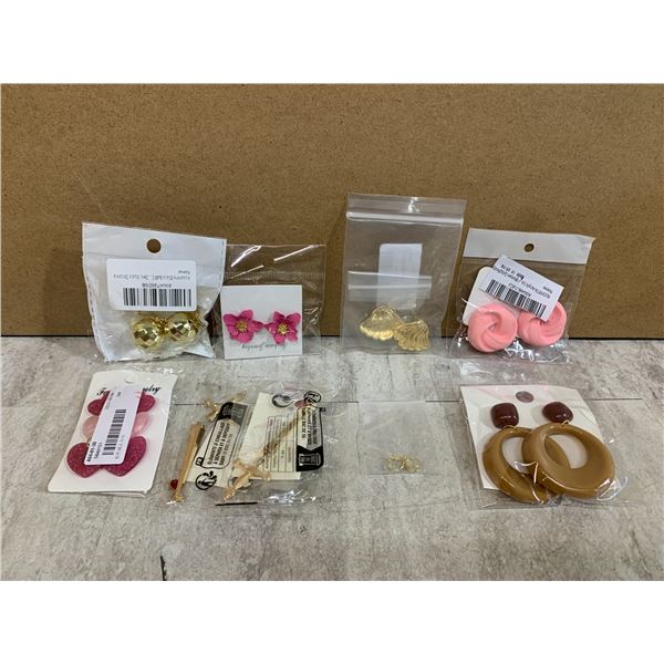 Lot of 8 Assorted Brand New Ear Rings