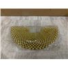 Image 1 : Large Resin Bib Collar Necklace - Resin Faux Pearls