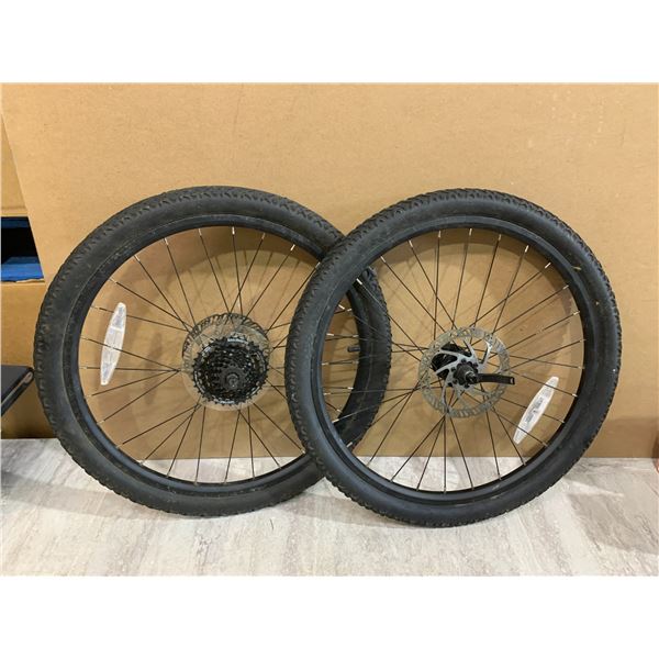 Lot of 2 Bicycle Tires & Rims
