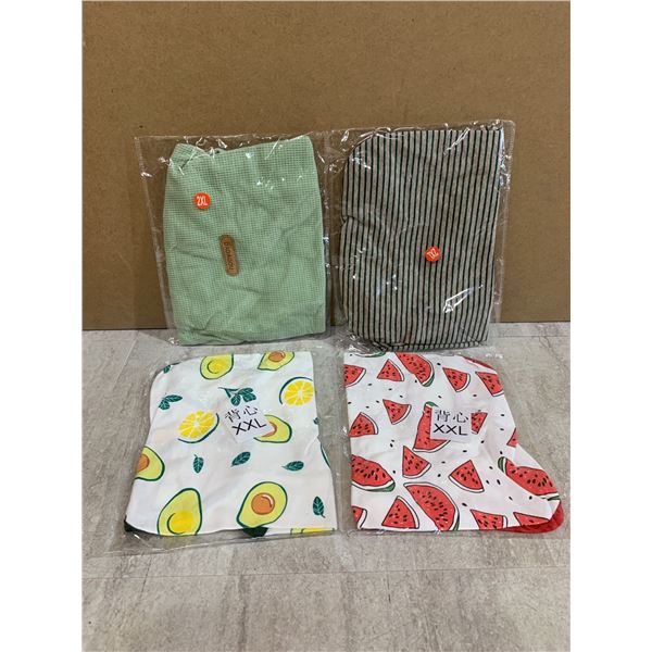 4 Pack of Summer Outfits for Dogs - 2XL (SMALL DOG)