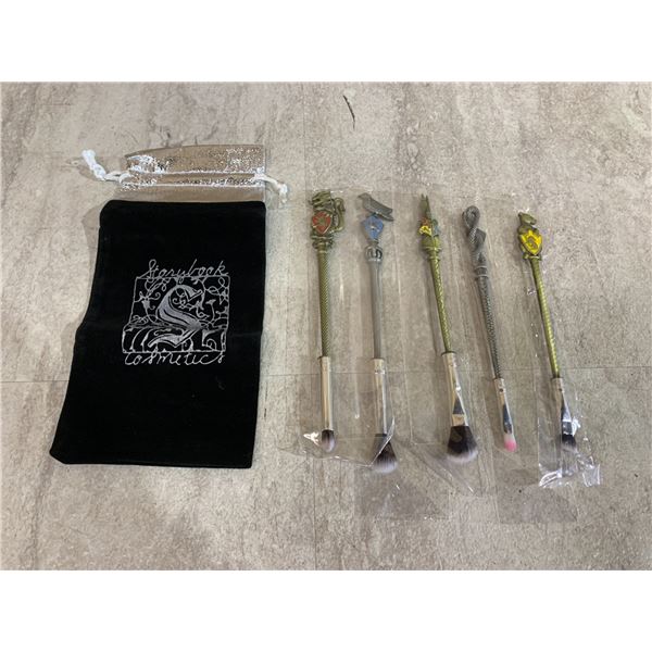 Metal Makeup Brush Set