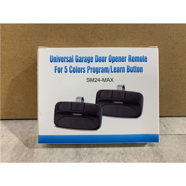 2 Pack Universal Garage Door Opener Remotes