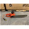 Image 1 : Craftsman 14in Chainsaw - Corded - Missing Cover - Works