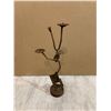 Image 5 : Vintage Abstract Iron Sculpture Candle Holder