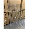 Image 1 : 2 x Metal Storefront Gridwalls - 24 1/4in x 6ft 1/4