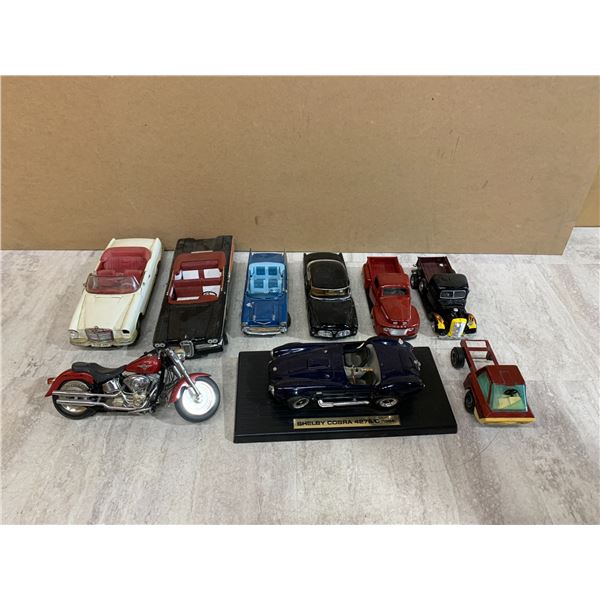 9 Piece Diecast & Toy Vehicle Lot