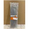 Image 1 : 100 PCS Stainless Steel Cable Ties - 11.8 inches