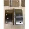 Image 2 : Brushed Nickel Finish Metal Hinges - 45 Total