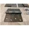 Image 3 : Brushed Nickel Finish Metal Hinges - 45 Total