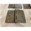 Image 5 : Brushed Nickel Finish Metal Hinges - 45 Total