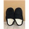 Image 1 : Women's Slip-On Fuzzy Slippers Black & White