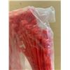 Image 2 : 100 Pcs Red 16 Inch Zip Ties