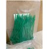 Image 3 : 1000 PCS Small Green Zip Ties - 4in x 0.1in