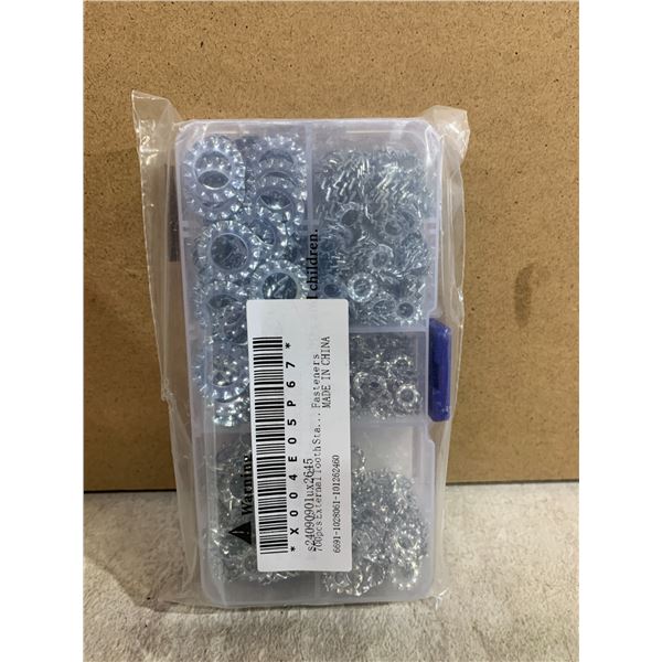700 Pcs External Tooth Washers Assortment Kit - 304 Stainless Steel