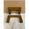 Image 6 : Lot of 2 Wooden Plant Stands