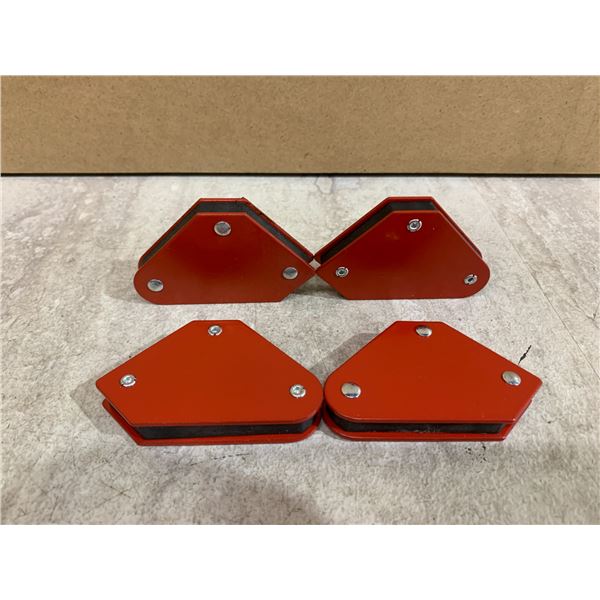Lot of 4 Welding Magnet Squares