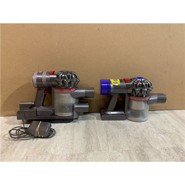 Lot of 2 Dyson Hand Held Vacuum Cleaners Untested