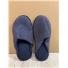 Image 1 : Mens Memory Foam Slippers BlueSize Small