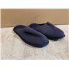 Image 2 : Mens Memory Foam Slippers BlueSize Small