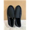 Image 1 : Mens Black Suede Slippers Size 8