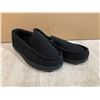 Image 3 : Mens Black Suede Slippers Size 8