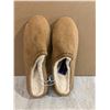 Image 1 : Mens Comfy Slippers Tan Size 12 - 13